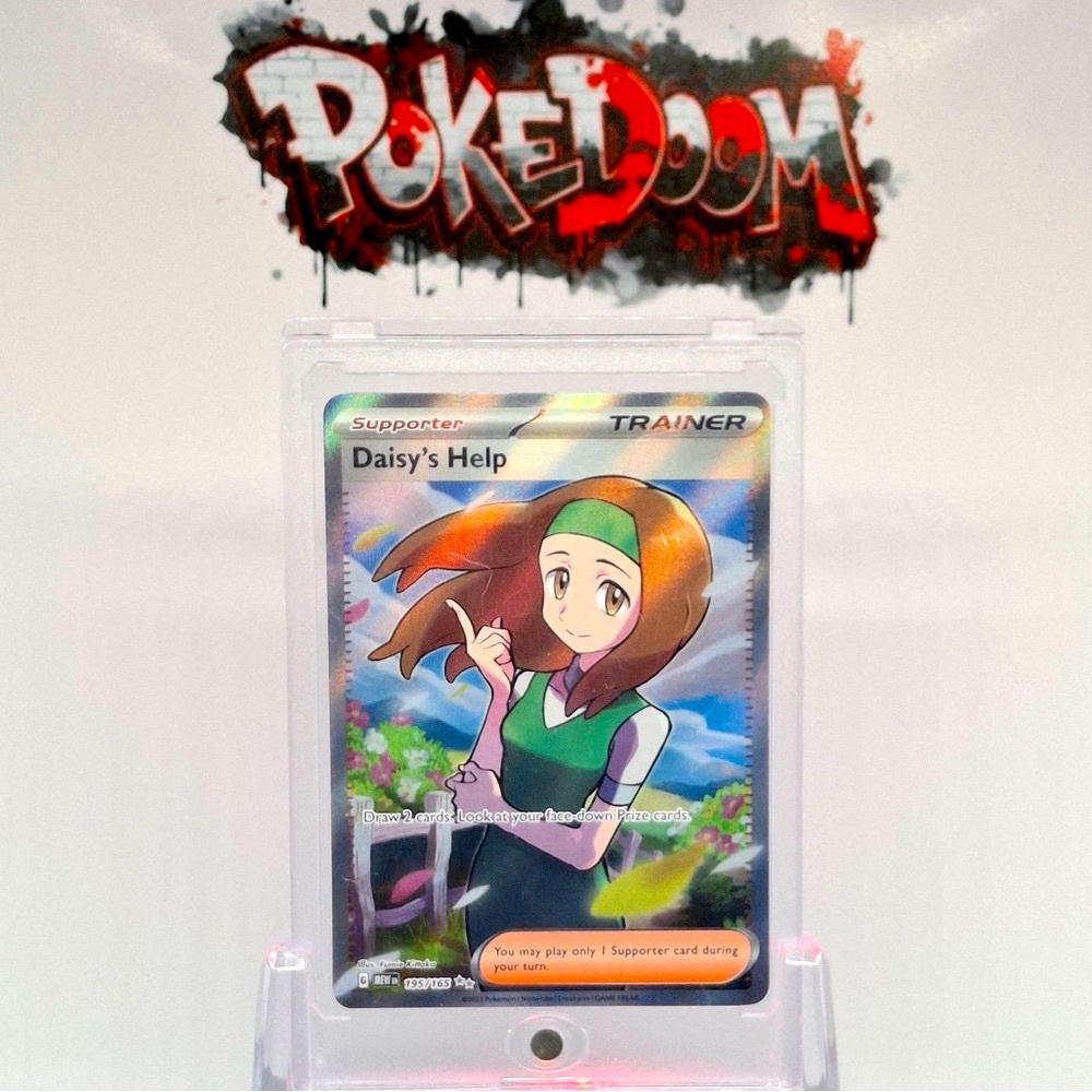 Pokémon Daisy's Help Scarlet & Violet-151 195/165 Holo Ultra Rare NM/M Unplayed
